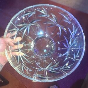 Shannon Crystal Lead Punch Bowl/ Center piece bowl
